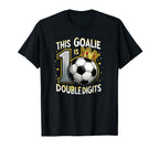 Funny 10Th Birthday Soccer Goalie T-Shirt - Graphic Print Men Women