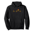 Spain Soccer Player Heartbeat Ekg Pulse Hoodie - Custom Art Print Unisex
