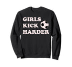 Funny Football Soccer Sport Sweatshirt - Graphic Print Unisex
