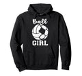 Ball Funny Volleyball Soccer Gameday Hoodie - Fun Novelty Design for Adults