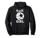 Ball Funny Volleyball Soccer Gameday Hoodie - Fun Novelty Design for Adults