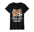 Peace Love Soccer Lover Outfit T-Shirt - Streetwear Style for Adults