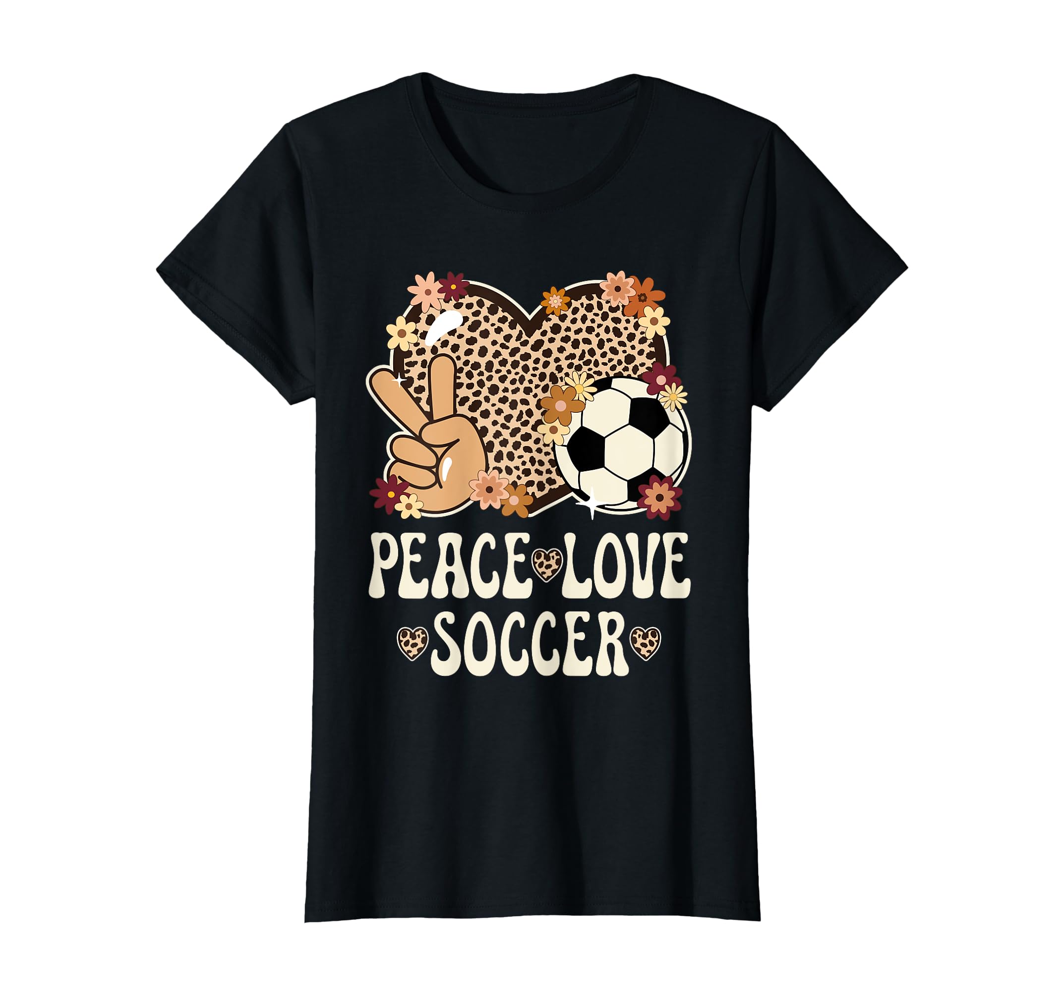 Peace Love Soccer Lover Outfit T-Shirt - Streetwear Style for Adults