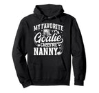 Favorite Ice Hockey Goalie Nanny Ice Hockey Hoodie - Unique Graphic Unisex