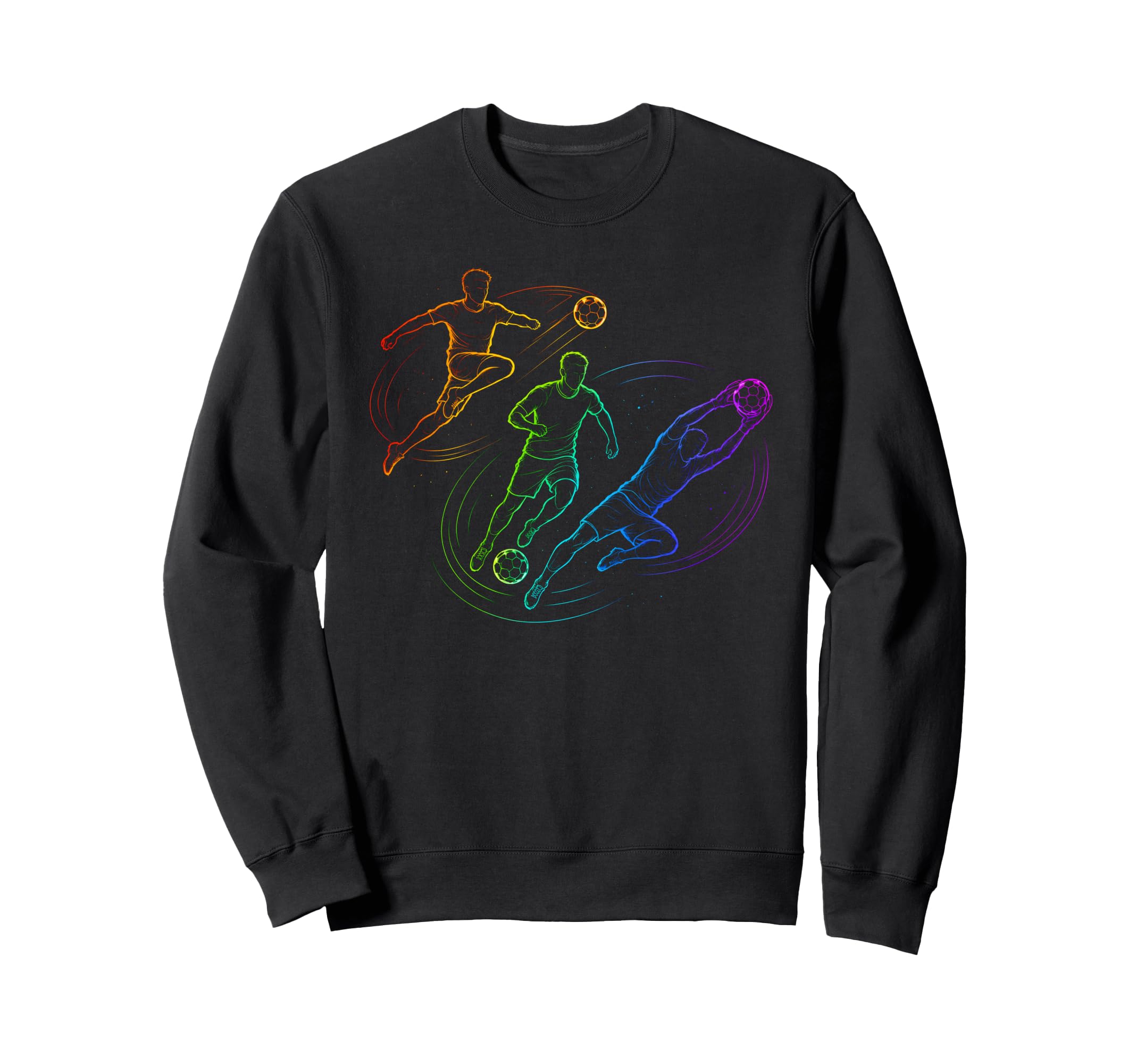 Soccer Goalie Player Sports Sweatshirt - Minimalist Print Unisex