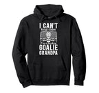Im Hockey Goalie Grandpa Ice Hoodie - Casual Everyday Wear Men Women