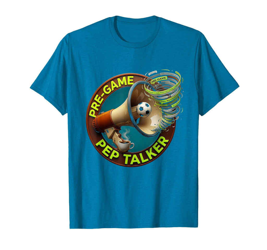 Pre Game Pep Talker Soccer Mom T-Shirt - Aesthetic Graphic Men Women