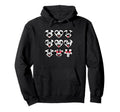 Soccer Heart Faces Football Love Hoodie - Trendy Graphic Unisex