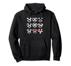 Soccer Heart Faces Football Love Hoodie - Trendy Graphic Unisex