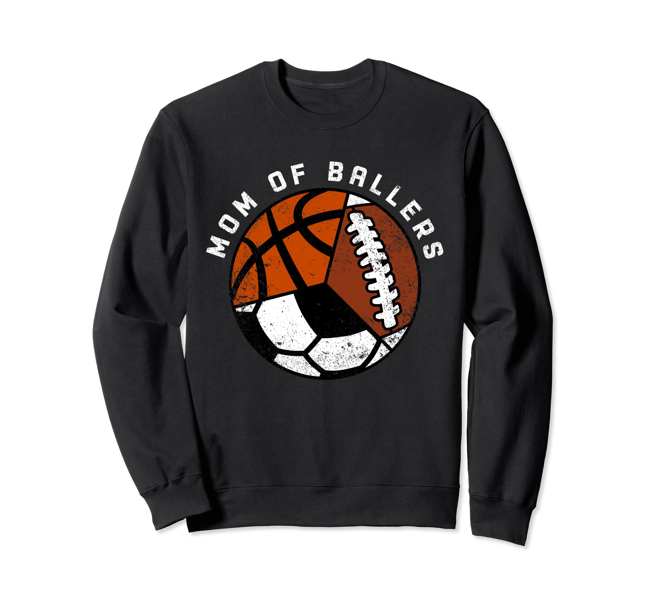 Mom Ballers Funny Football Soccer Sweatshirt - Streetwear Style Men Women