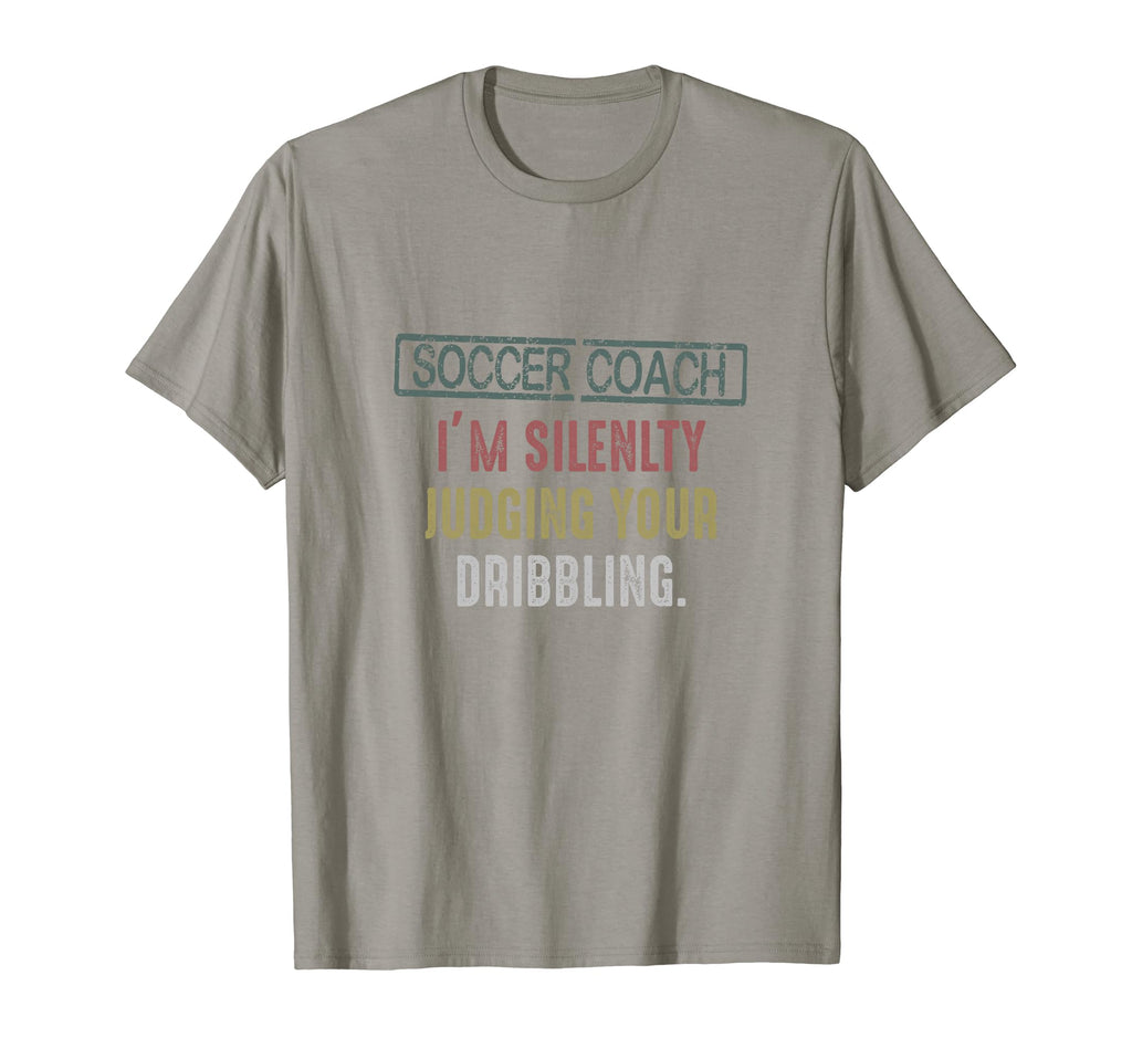 Soccer Coach Dribbling Silently T-Shirt - Fun Novelty Design for Adults
