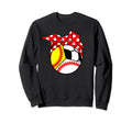 Baseball Softball Soccer Player Mom Sweatshirt - Minimalist Print Unisex