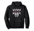 Checkered Soccer Mama Bow Leopard Football Hoodie - Unique Graphic Unisex