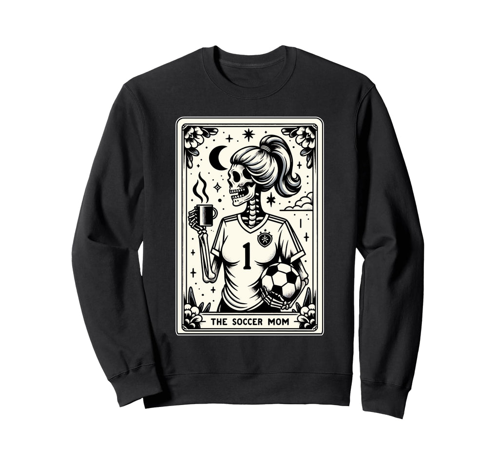 Tarot Card Soccer Mum Soccer Mom Sweatshirt - Aesthetic Graphic Men Women
