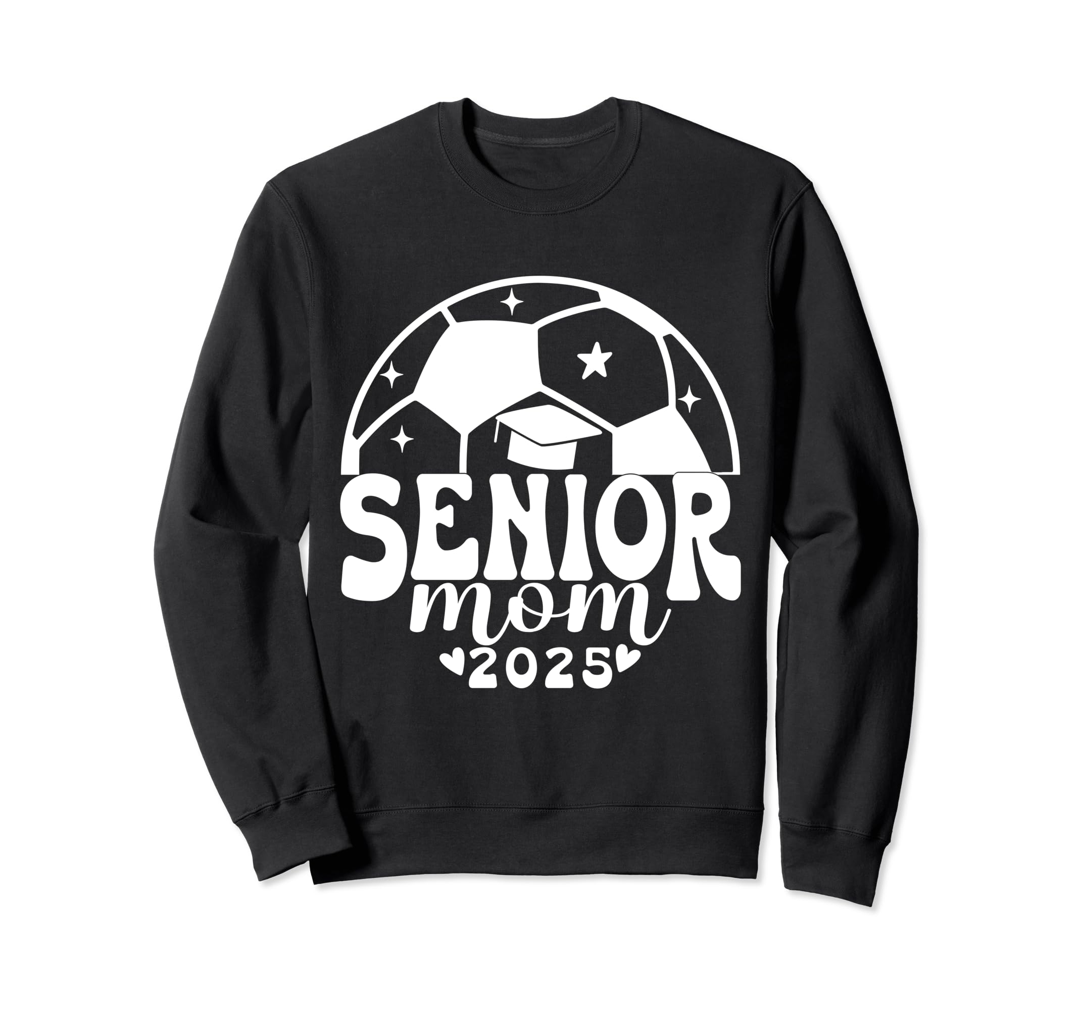 Senior Mom Class 2025 Last First Sweatshirt - Aesthetic Graphic for Adults