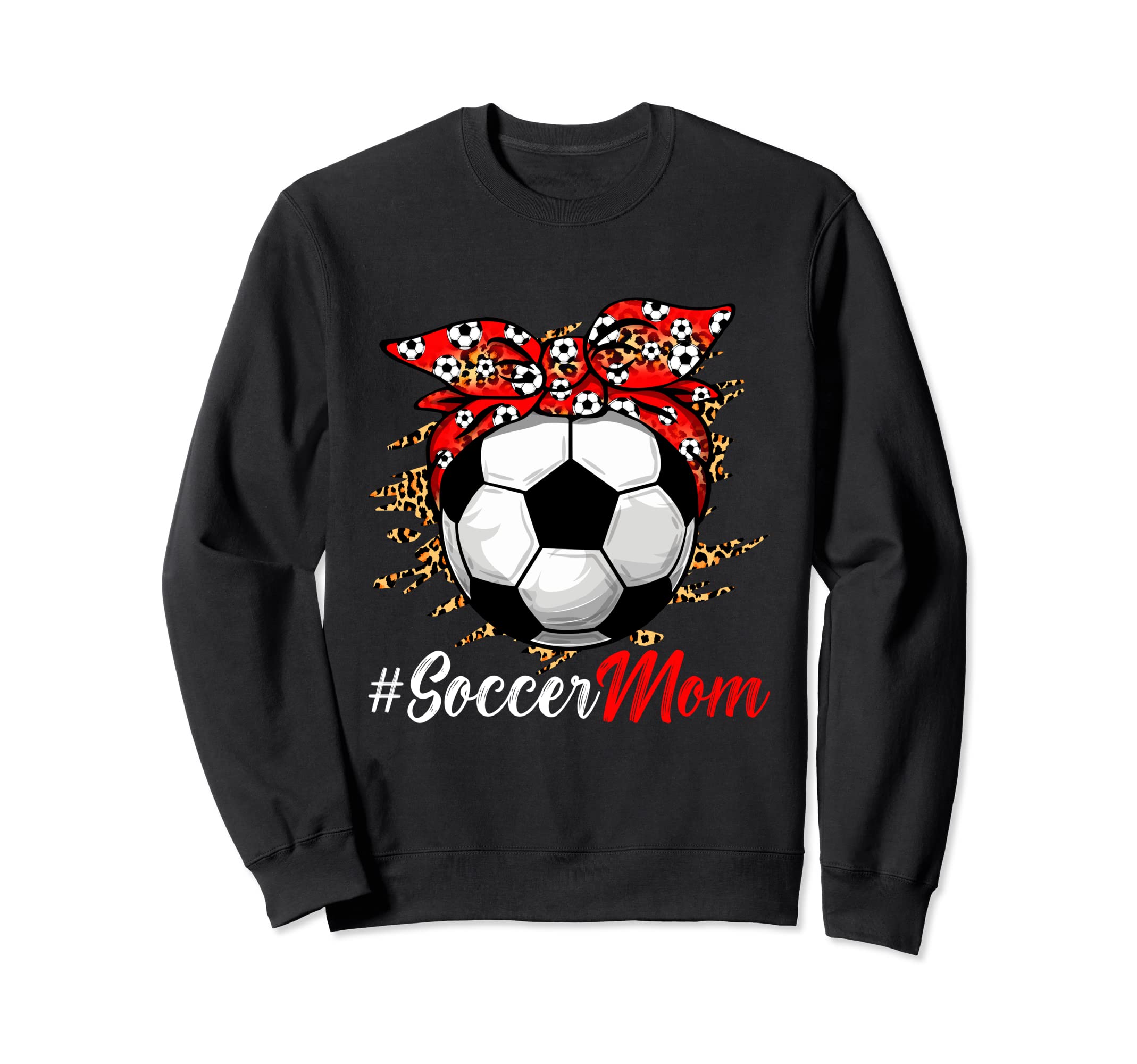 Soccer Mom Bandana Sport Lover Mama Sweatshirt - Novelty Apparel Men Women