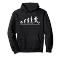 Soccer Player Evolution Funny Soccer Hoodie - Minimalist Print Unisex