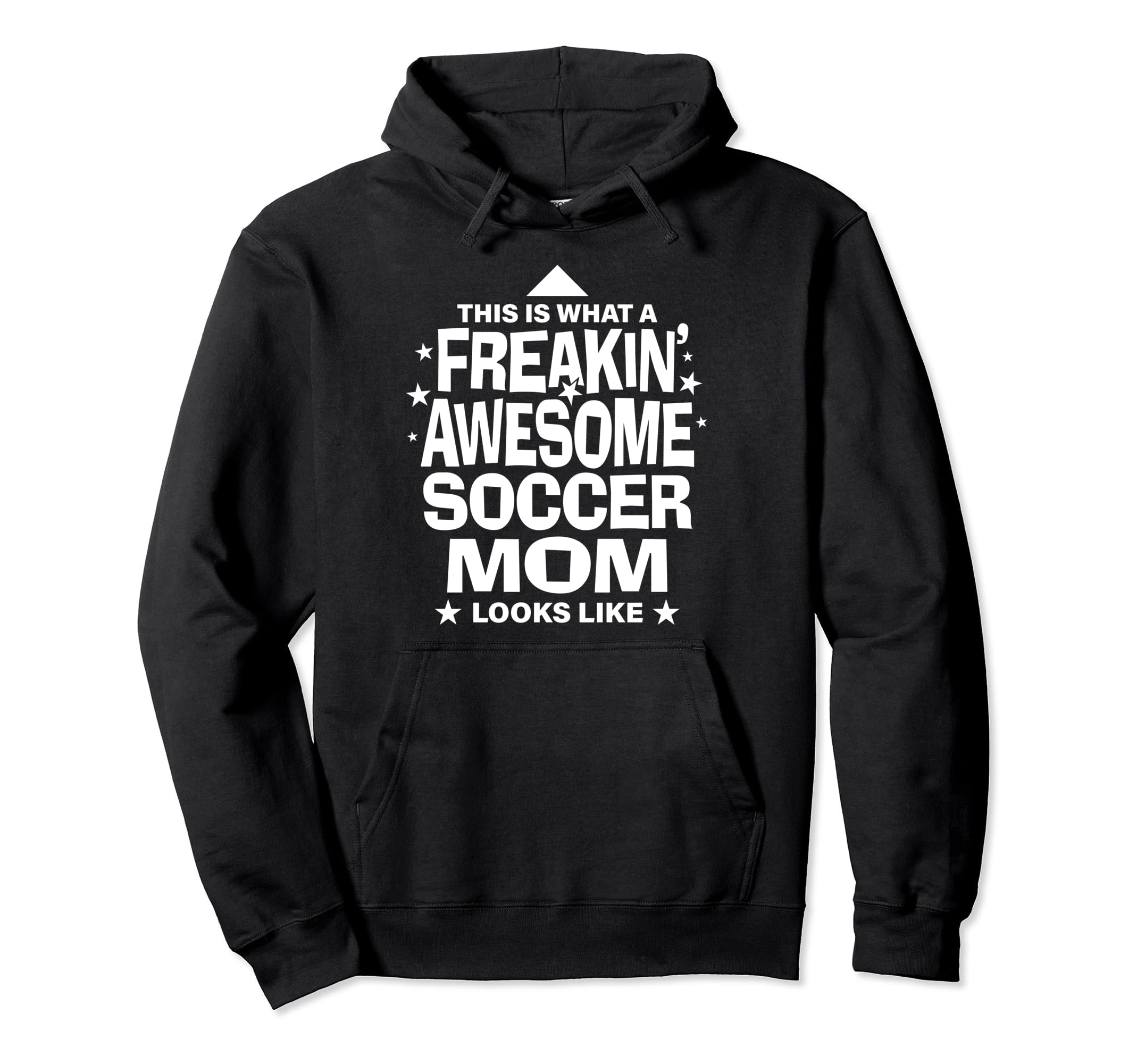 Freakin Awesome Soccer Mom Funny Hoodie - Custom Art Print for Adults
