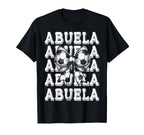 Coquette Soccer Abuela Matching Family Bow T-Shirt - Graphic Print Unisex