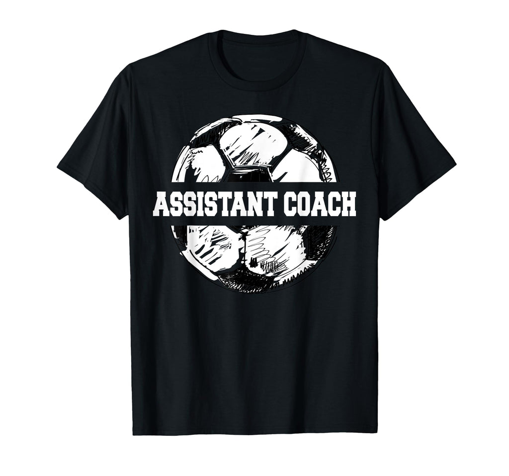 Soccer Assistant Coach Soccer Ball T-Shirt - Unique Graphic Men Women