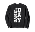 Soccer Game Day Bow Game Day Sweatshirt - Streetwear Style for Adults