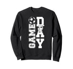 Soccer Game Day Bow Game Day Sweatshirt - Streetwear Style for Adults