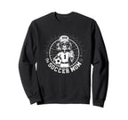Soccer Mom Skeletton Halloween Sweatshirt - Minimalist Print Men Women
