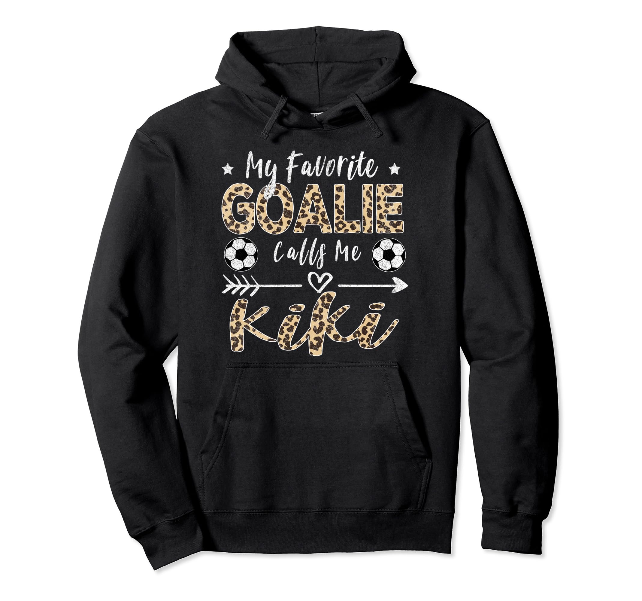 My Favorite Goalie Calls Me Kiki Soccer Hoodie - Graphic Print Unisex