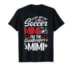 Im Soccer Goalkeeper Mimi Soccer T-Shirt - Minimalist Print for Adults
