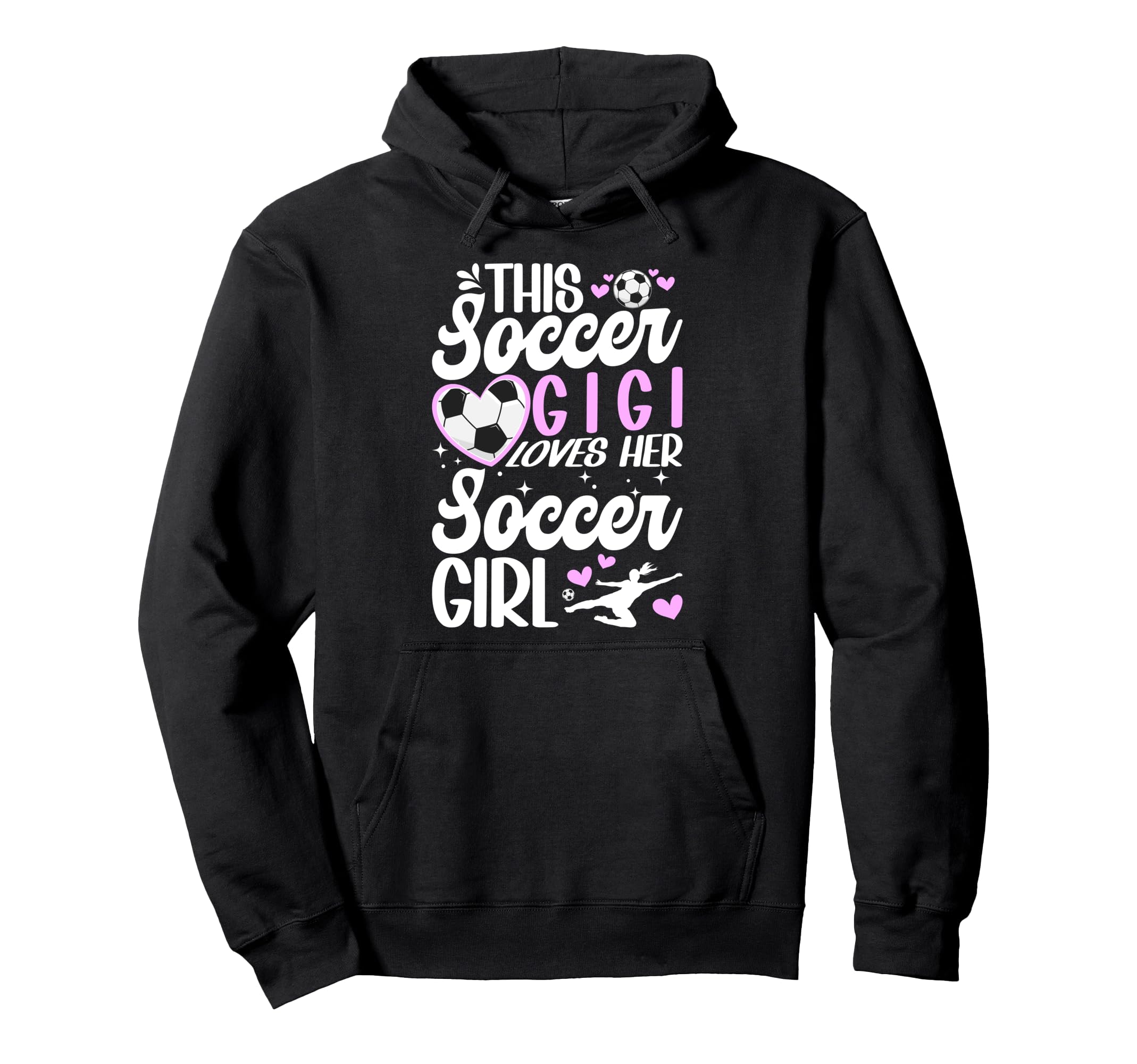 Soccer Gigi Loves Her Soccer Hoodie - Casual Everyday Wear for Adults