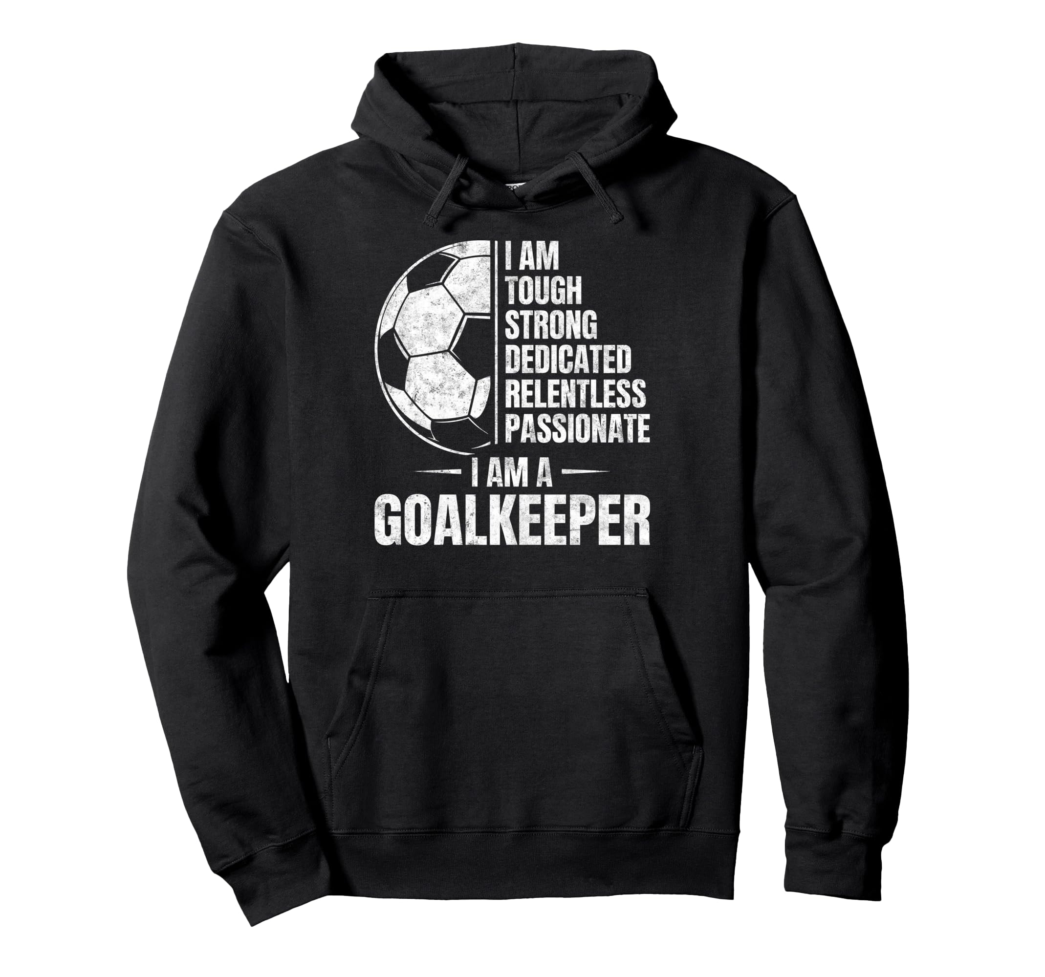 Tough Strong Dedicated Passionate I Am Hoodie - Trendy Graphic for Adults
