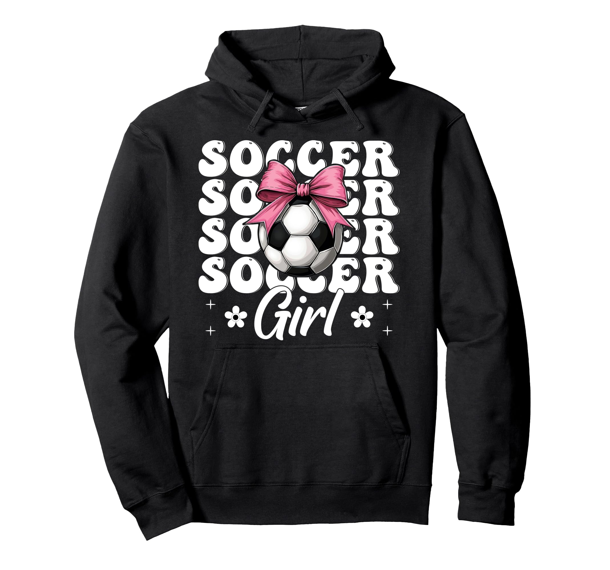 Soccer Soccer Mom Coquette Hoodie - Trendy Graphic Unisex