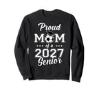 Senior Mom Soccer Class 2027 Womens Sweatshirt - Trendy Graphic Men Women