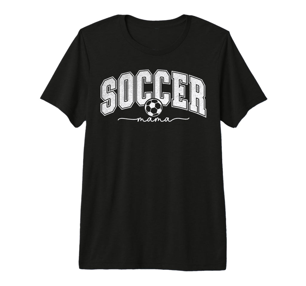 Soccer Mama Tri Blend T-Shirt - Trendy Graphic for Adults