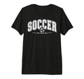 Soccer Mama Tri Blend T-Shirt - Trendy Graphic for Adults