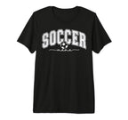 Soccer Mama Tri Blend T-Shirt - Trendy Graphic for Adults