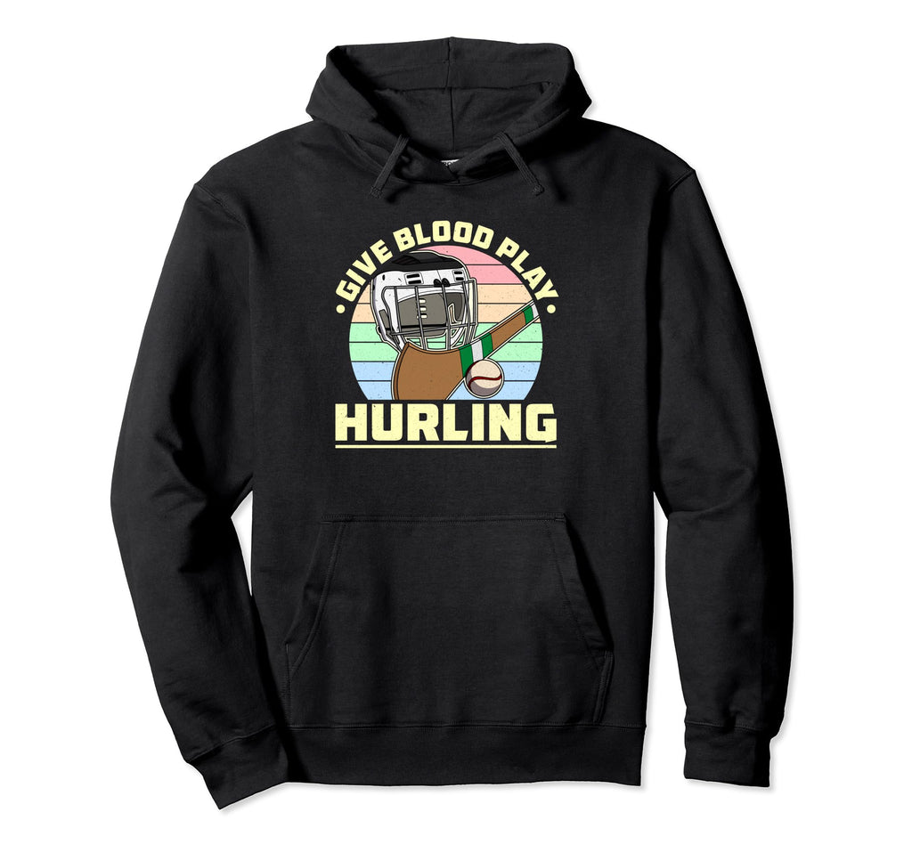 Hurling Helmet Athletic Goalkeeper Camogie Hoodie - Unique Graphic Unisex