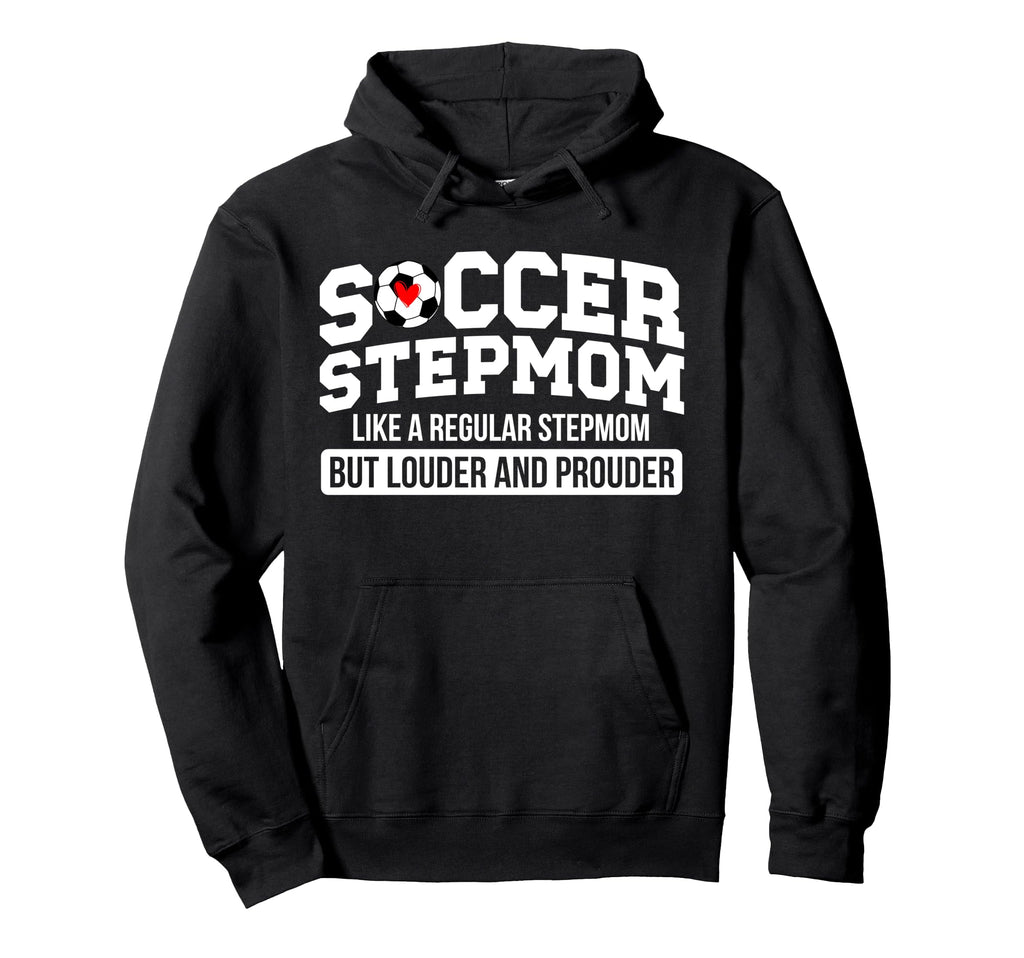 Soccer Stepmom Soccer Player Stepmother Hoodie - Custom Art Print Unisex