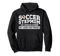 Soccer Stepmom Soccer Player Stepmother Hoodie - Custom Art Print Unisex
