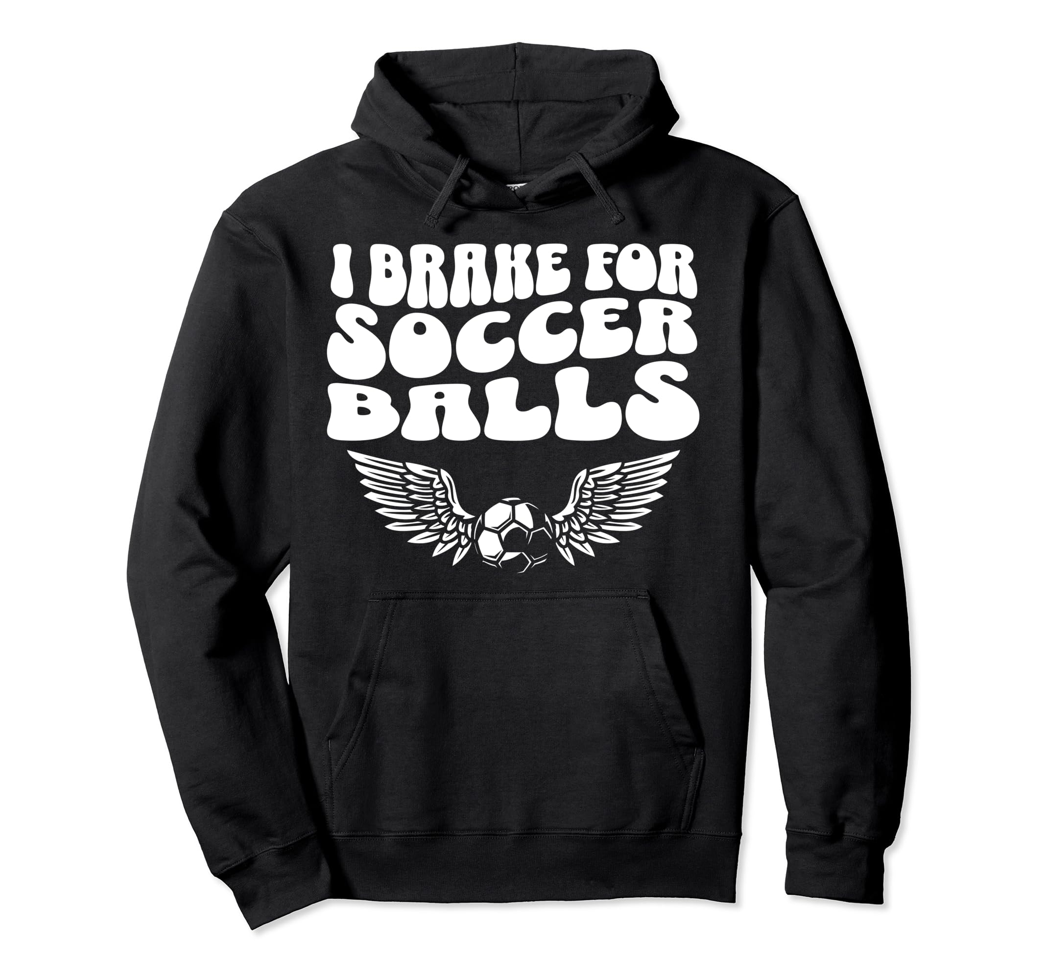 Soccer Mom I Brake Soccer Balls Hoodie - Graphic Print for Adults