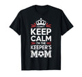 I Cant Keep Calm Im Keepers Soccer Mom T-Shirt - Unique Graphic Unisex