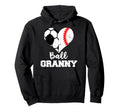 Ball Granny Heart Funny Soccer Hoodie - Aesthetic Graphic for Adults