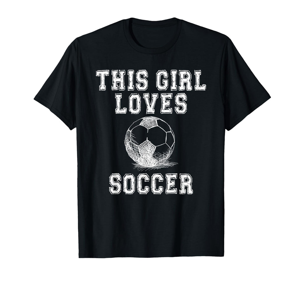 This Loves Soccer Game Day Female Soccer T-Shirt - Graphic Print Unisex
