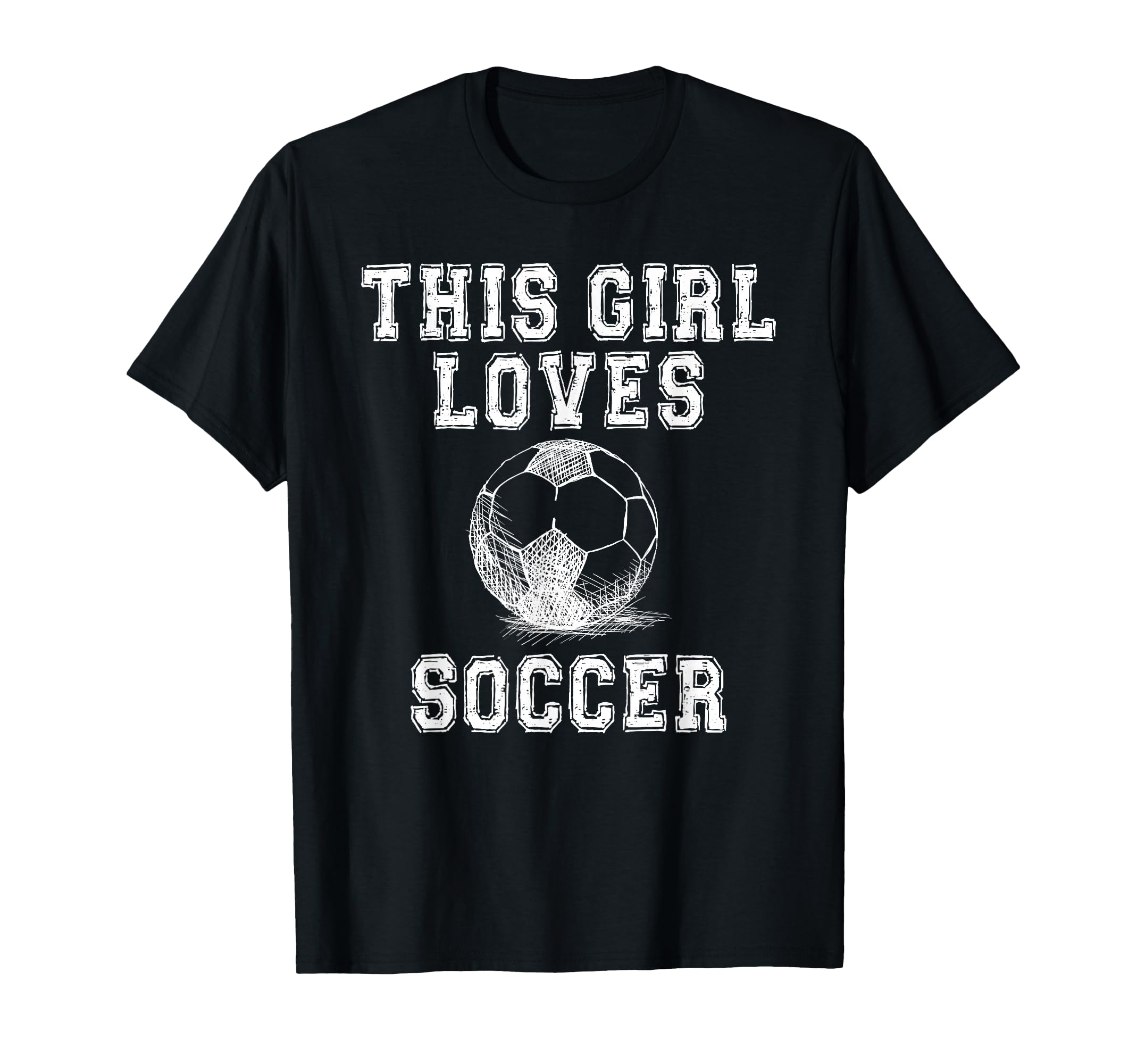 This Loves Soccer Game Day Female Soccer T-Shirt - Graphic Print Unisex