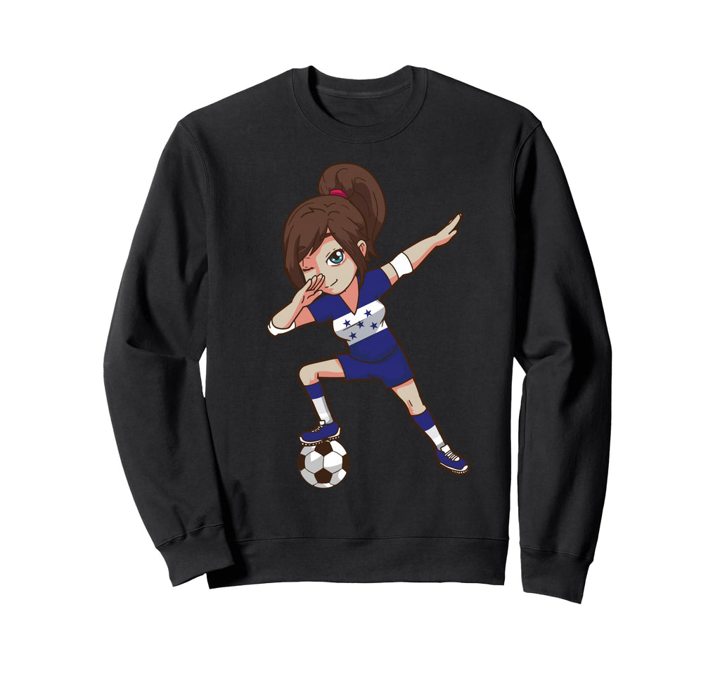 Soccer Fan Honduras Honduran Flag Sweatshirt - Casual Everyday Wear Unisex