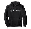 Soccer Volleyball Heartbeat Funny Sport Hoodie - Novelty Apparel for Adults