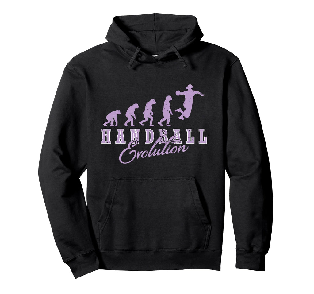 Handball Evolution Sport Jump Goal Hoodie - Casual Everyday Wear for Adults