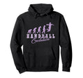 Handball Evolution Sport Jump Goal Hoodie - Casual Everyday Wear for Adults