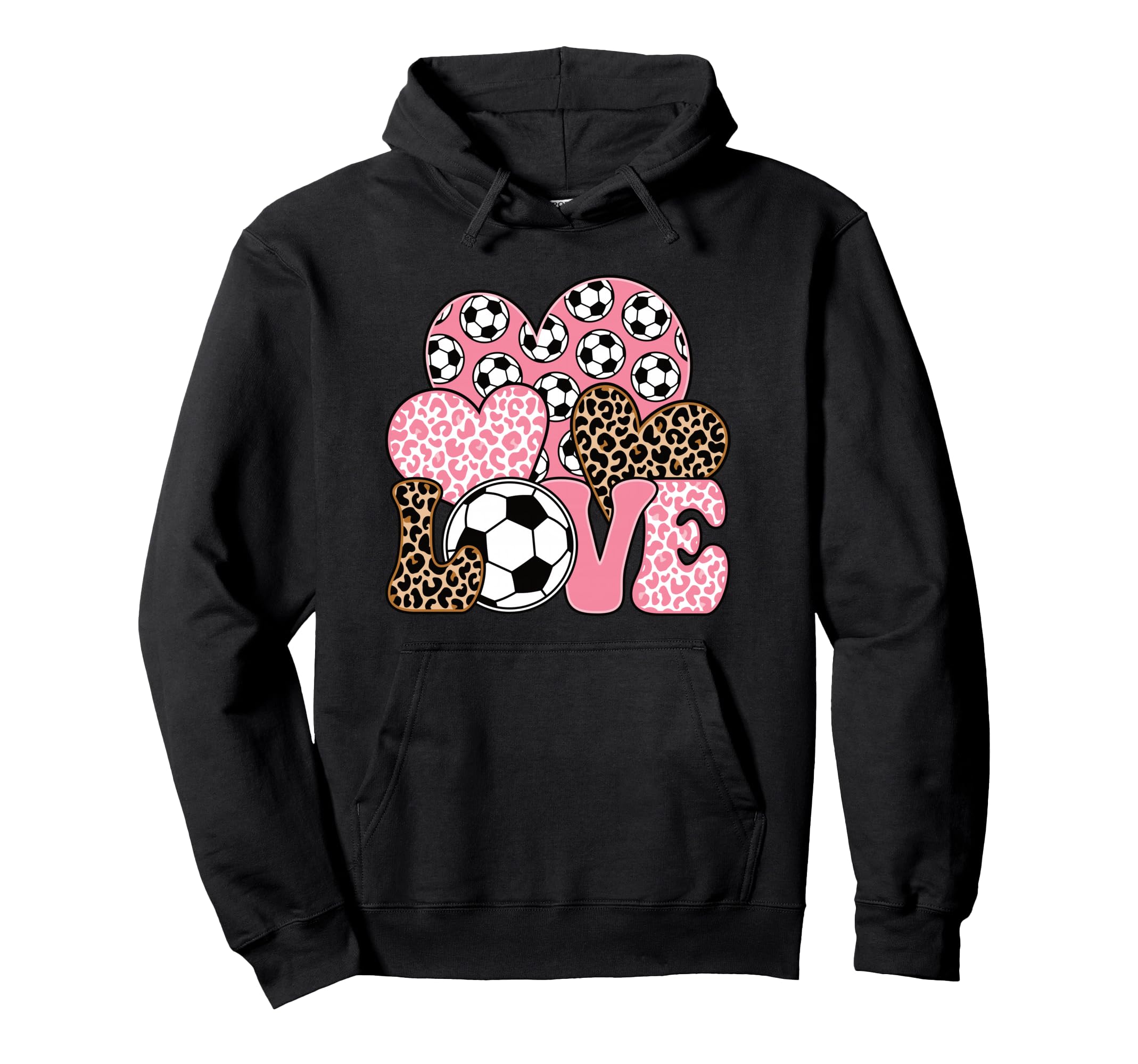Love Soccer Soccer Lover Hoodie - Trendy Graphic for Adults