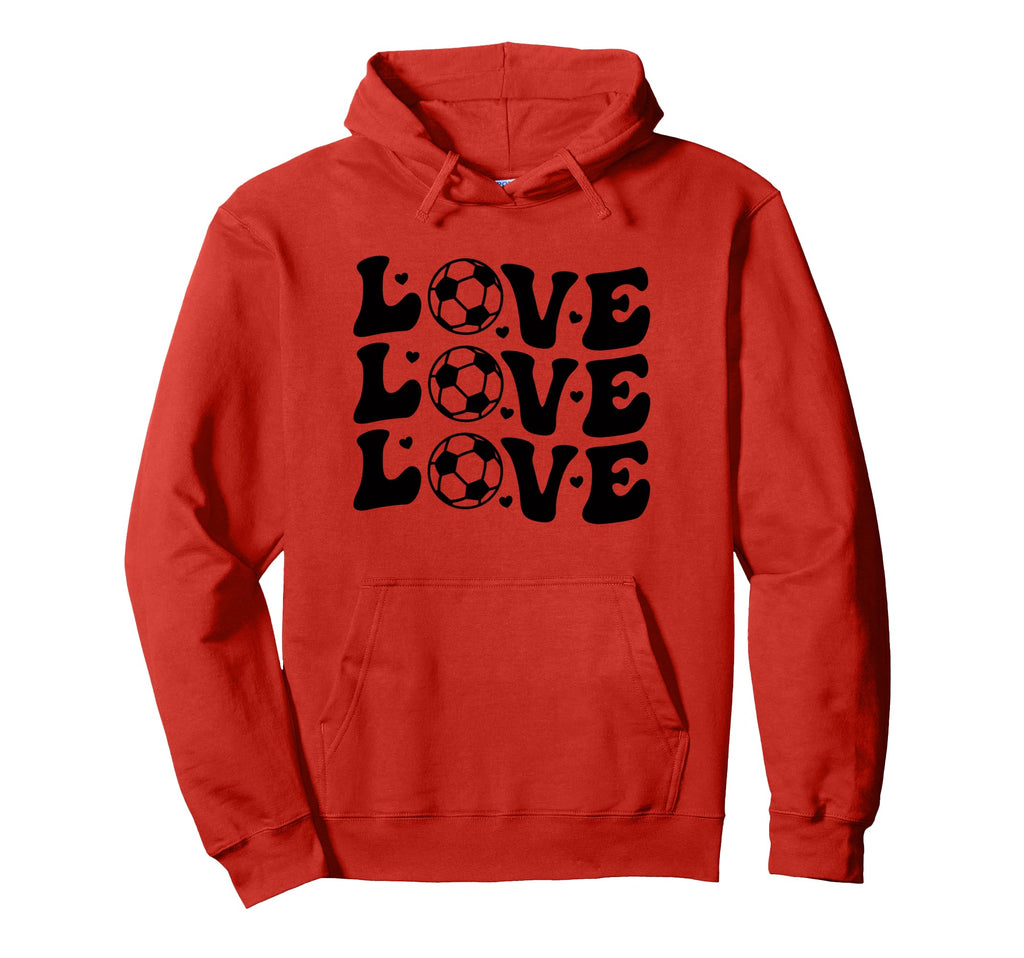 Soccer Valentines Day Sports And Hoodie - Unique Graphic Men Women